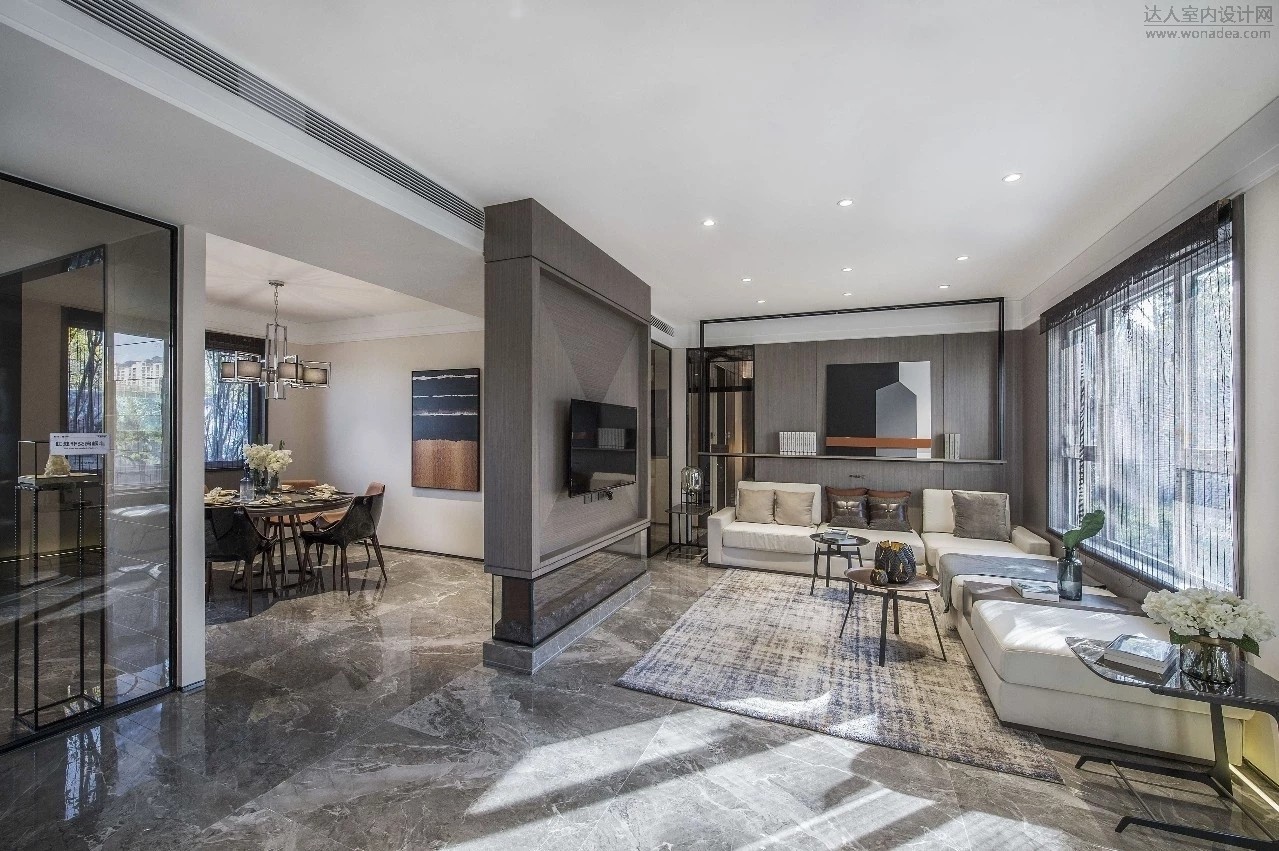 天津大唐印象东丽中式样板间  地胜设计-10