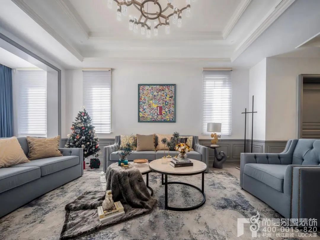 现代美式别墅设计丨尚层别墅装饰-18