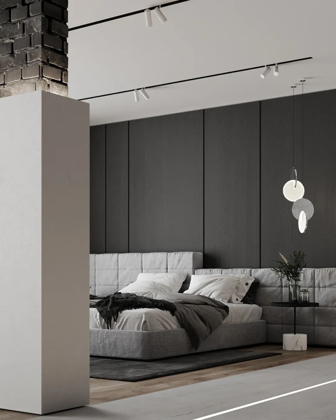 灰色简约空间,黑与白的都市艺术丨HPISD-33