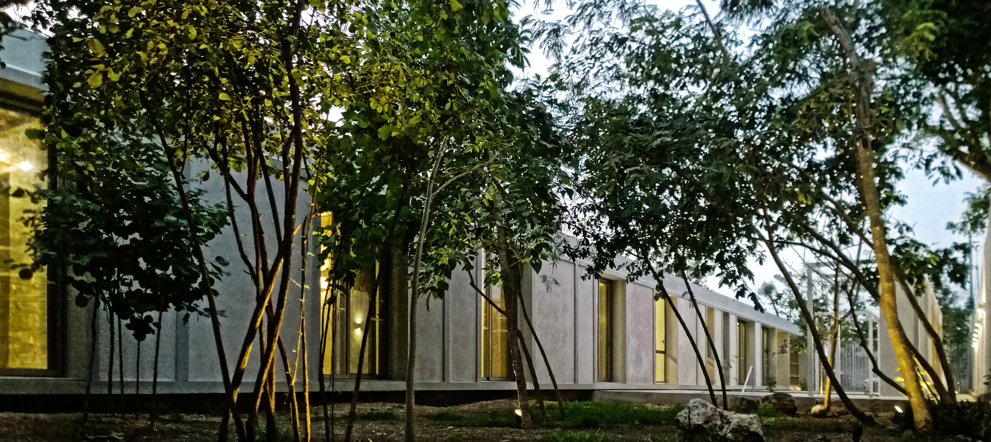 线性住宅的室内外一体化设计-19