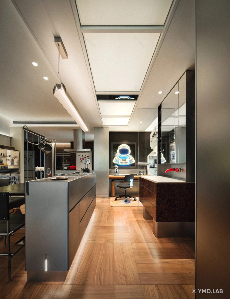 深圳山樾湾70B&70C户型样板间丨中国深圳丨岳蒙设计-91