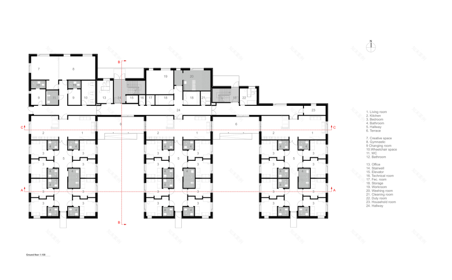 Heide 住宅和日常护理中心丨德国丨Steinwender Hermosilla Architekten-24
