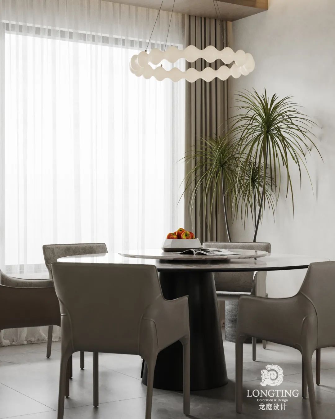 西山宸院 350 方·灰色诗意的现代简约之家丨中国湖州丨设计传承价值-19