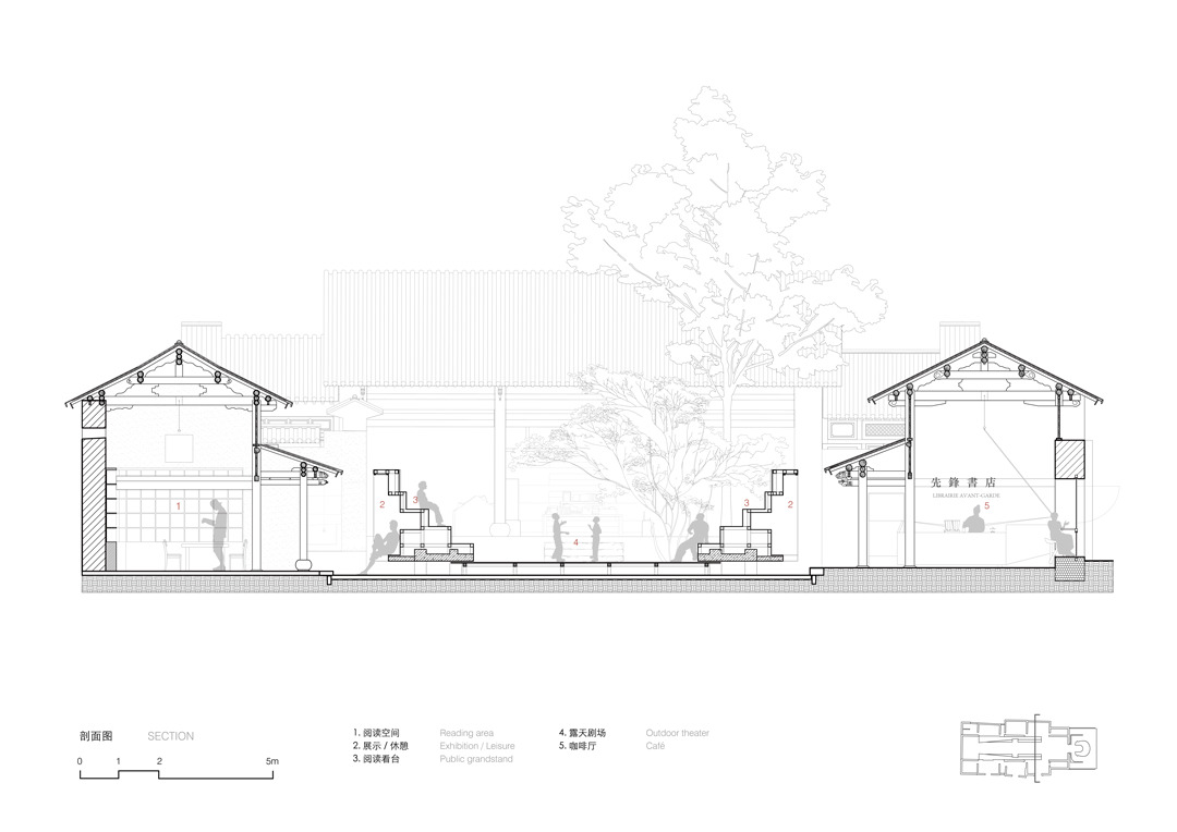 巍山先锋书店重政书院丨中国大理丨TAO（Trace Architecture Office）-35