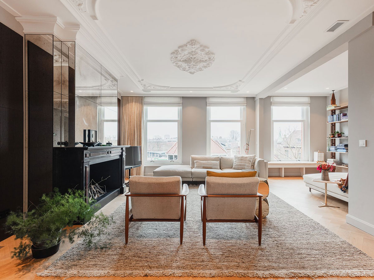 现代荷兰风情，阿姆斯特丹经典公寓设计-2