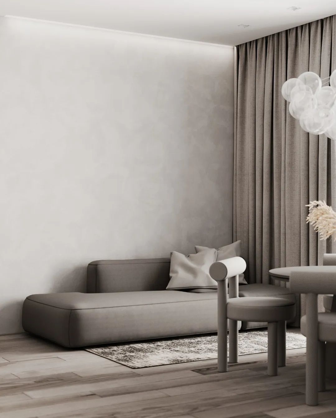 简约轻奢大平层丨澳大利亚丨Diana Stoieva-82