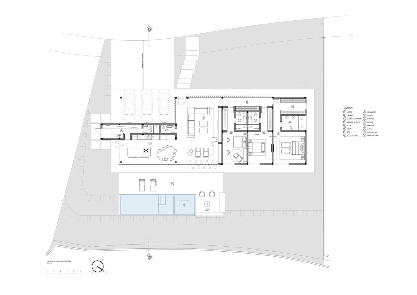 融入自然的现代绿意住宅丨巴西圣保罗丨Belluzzo Martinhao Arquitetos-20
