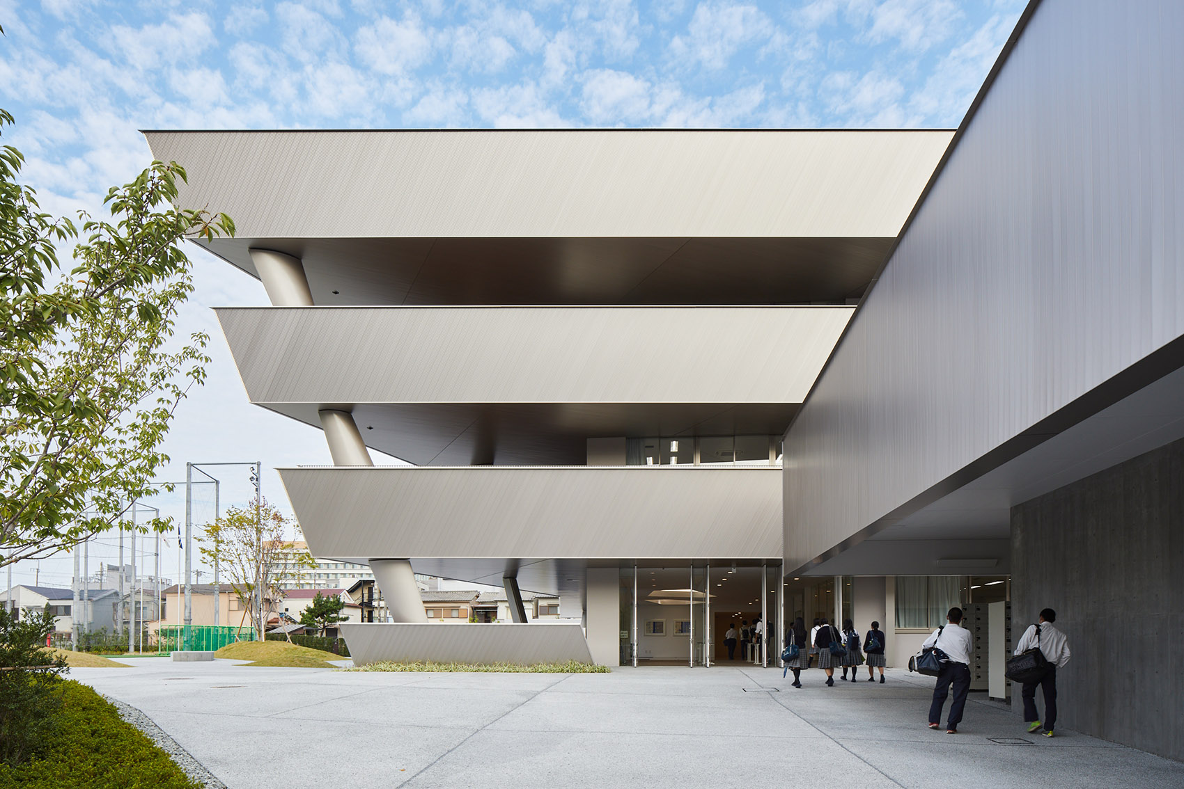 大阪学院大学高等学校丨日本大阪丨Atsushi Kitagawara Architects-25