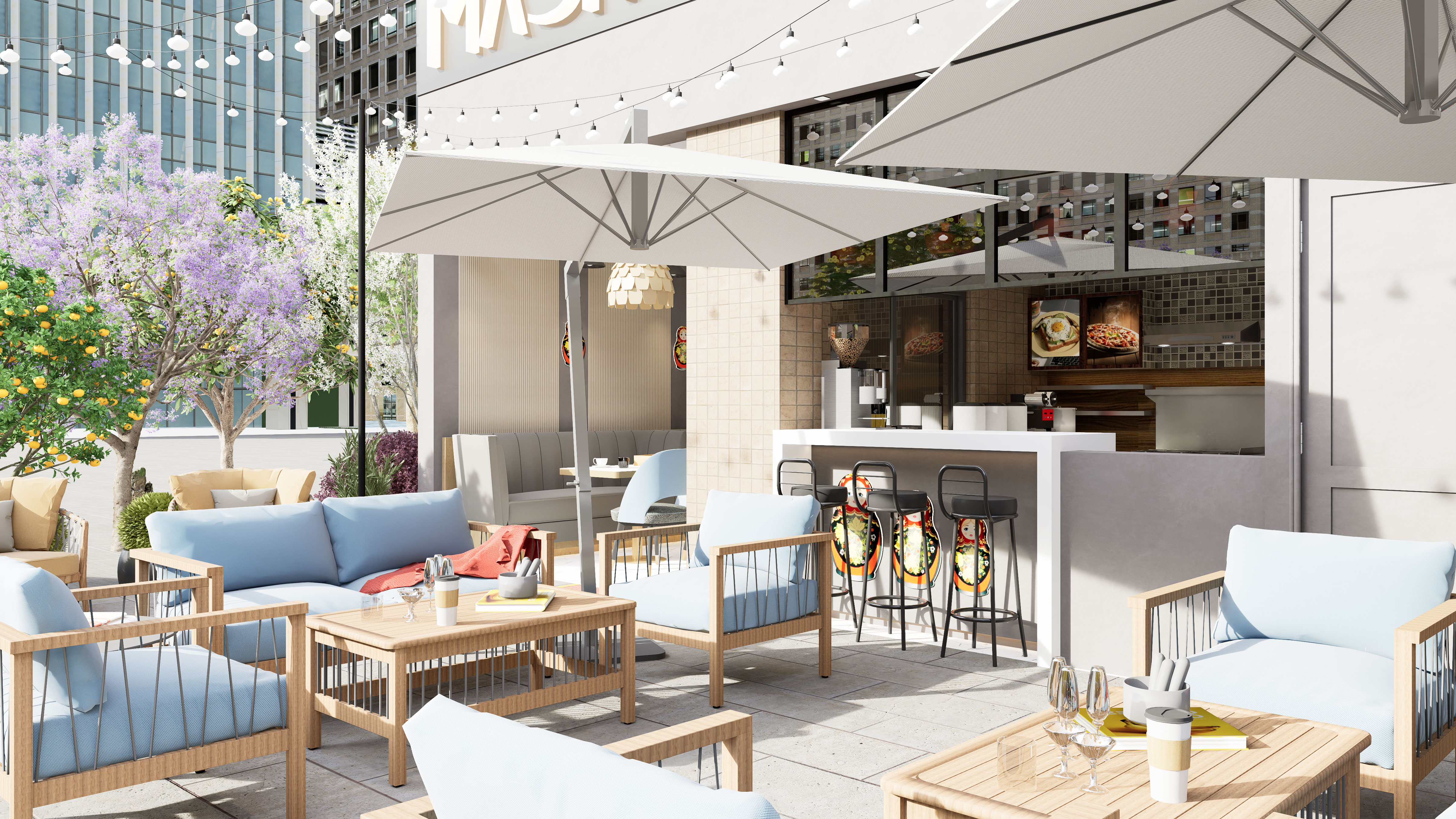 Cafe Exterior Rendering-7