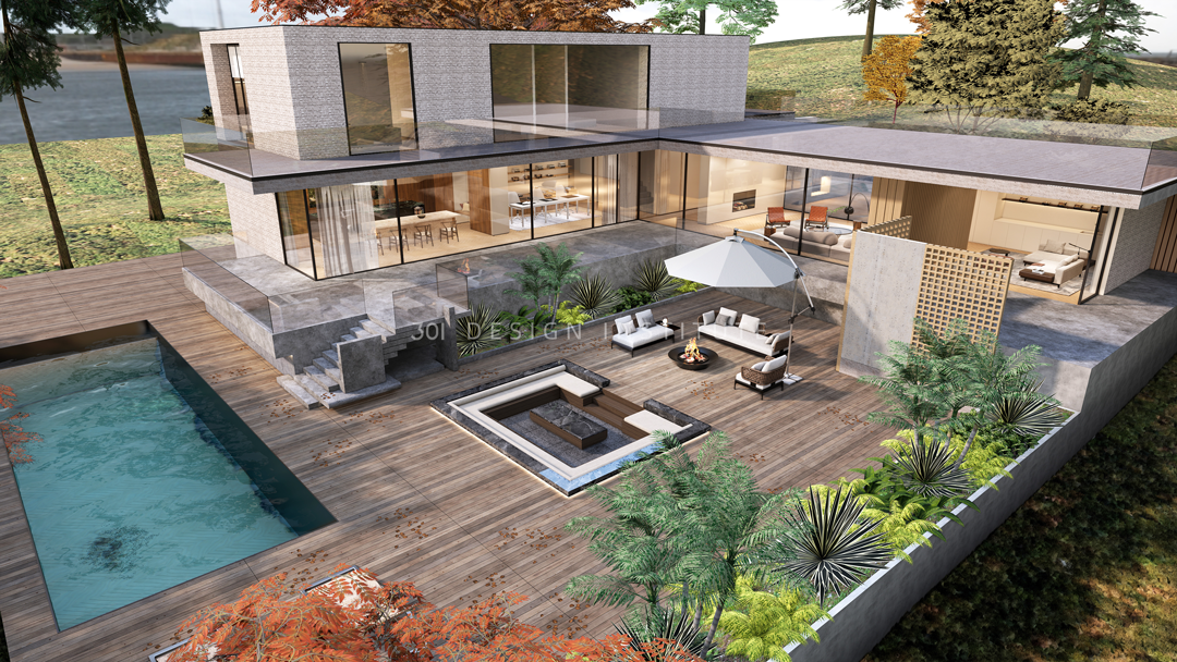 广州现代主义别墅丨中国广州丨301 设计研究所-5