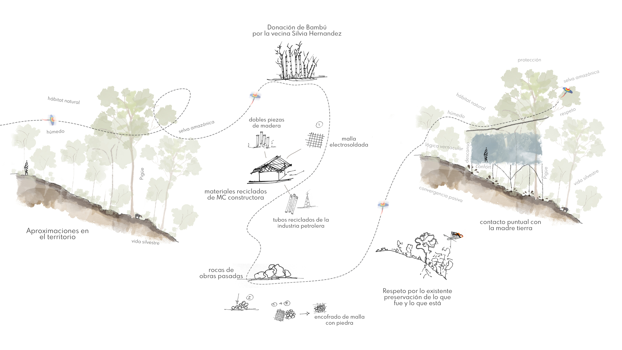 皮圭的一个小屋丨EcuadorPastaza丨Mestizo Estudio Arquitectura-46