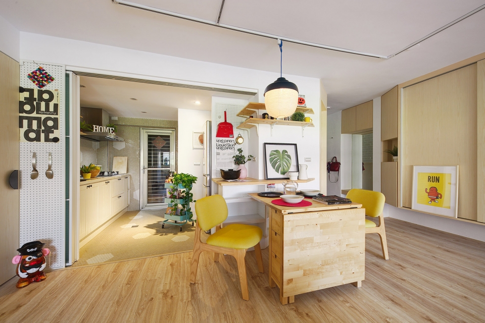 台北 40 年老宅变身为温馨亲子空间-21