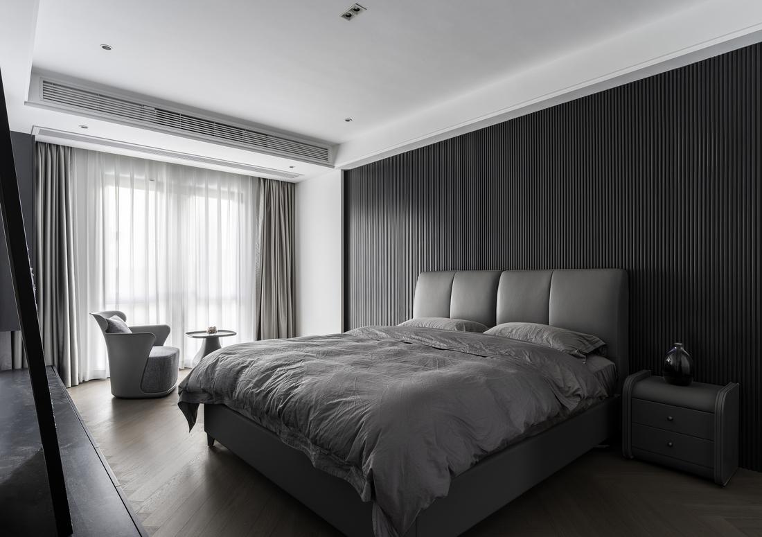 黑白灰的现代气质 · 西厨区与休闲区的完美融合-28