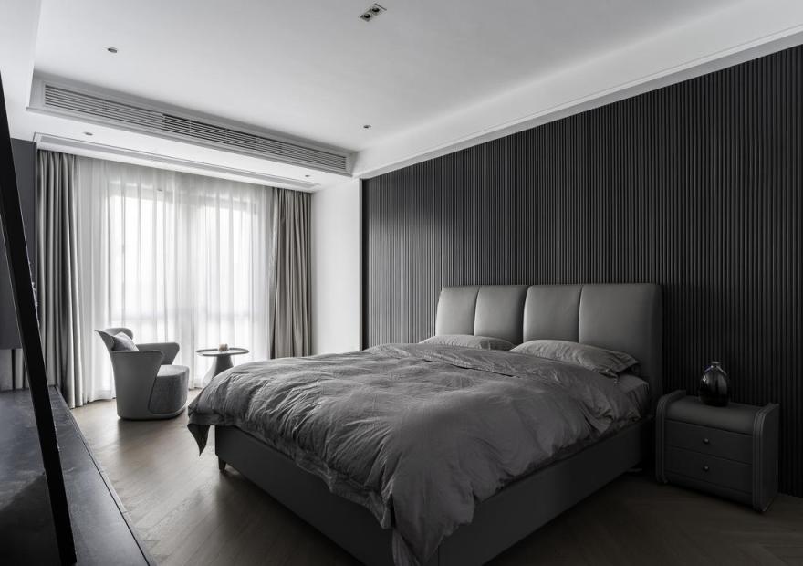 黑白灰的现代气质 · 西厨区与休闲区的完美融合-28