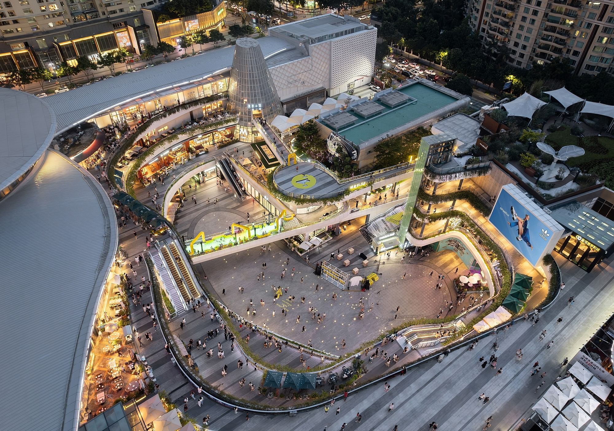 福田 CBD 混合商业公园焕新项目丨中国深圳丨Aedas-28