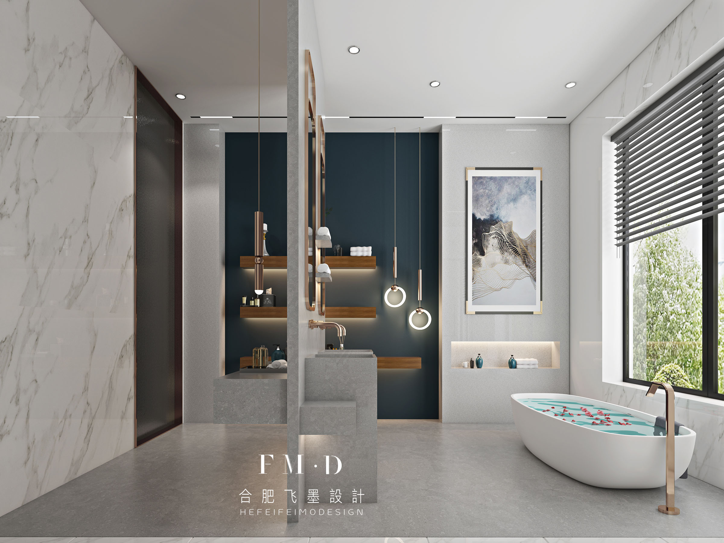 合肥飞墨设计新作 | 柏悦公馆——简约解构美学之家-42