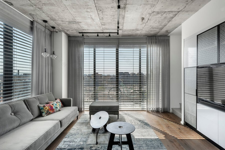 特拉维夫破裂双眼复式公寓丨以色列特拉维夫丨尼赞·霍罗维茨-22