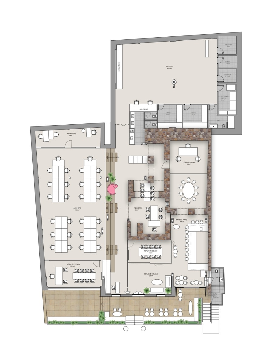 CO 创意机构办公室设计丨土耳其伊斯坦布尔丨Sait Arslan Architects-18