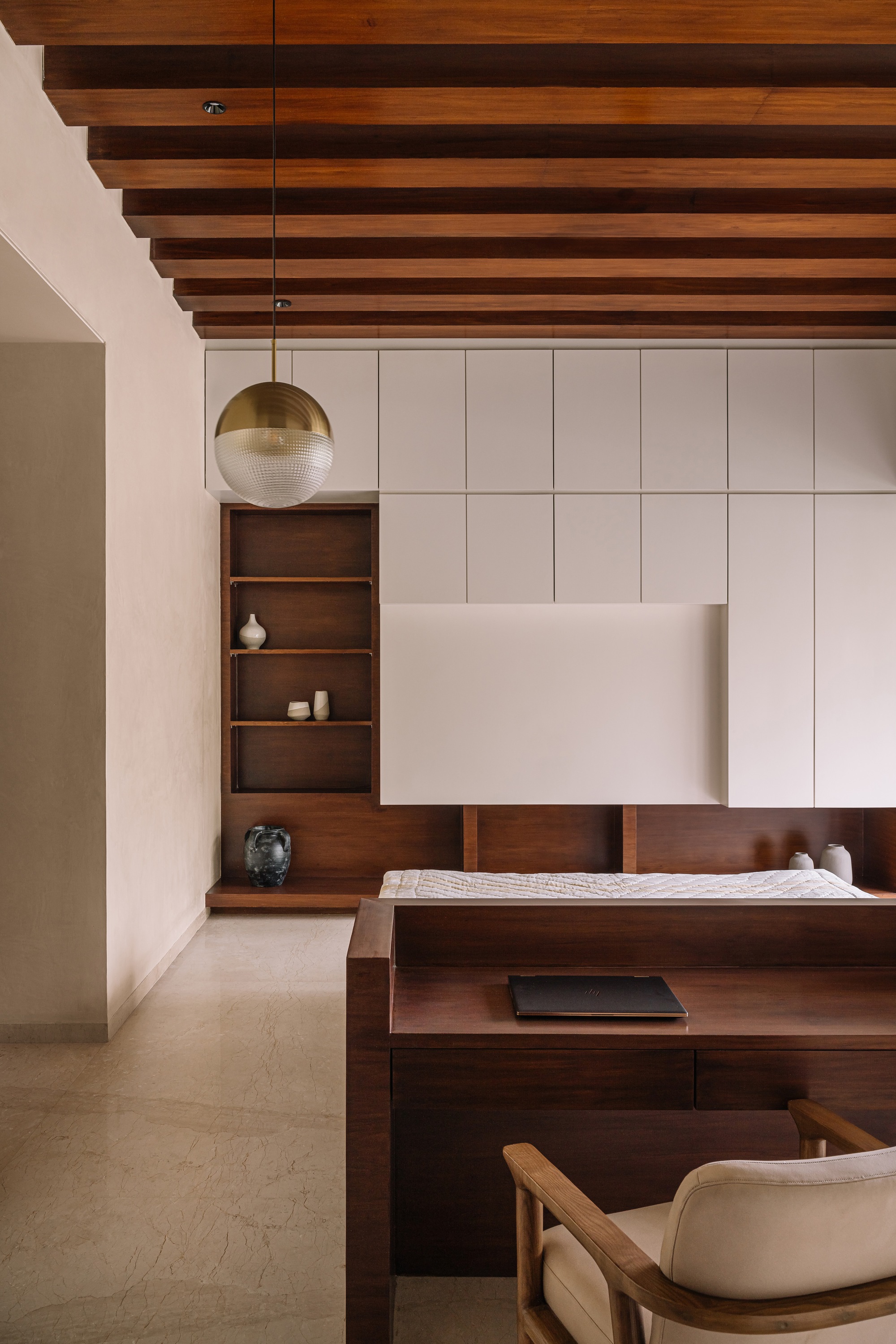 PBR住宅

注：PBR可能是特定名称、缩写等，如果有更具体的背景信息，翻译可能会更精准 丨印度丨Studio Saransh-41