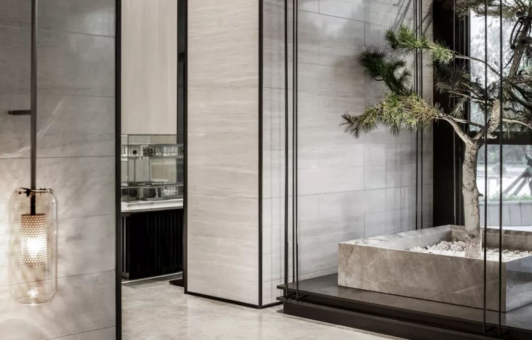 上湖嘉园营销中心 | 光影空间的人与景对话-43