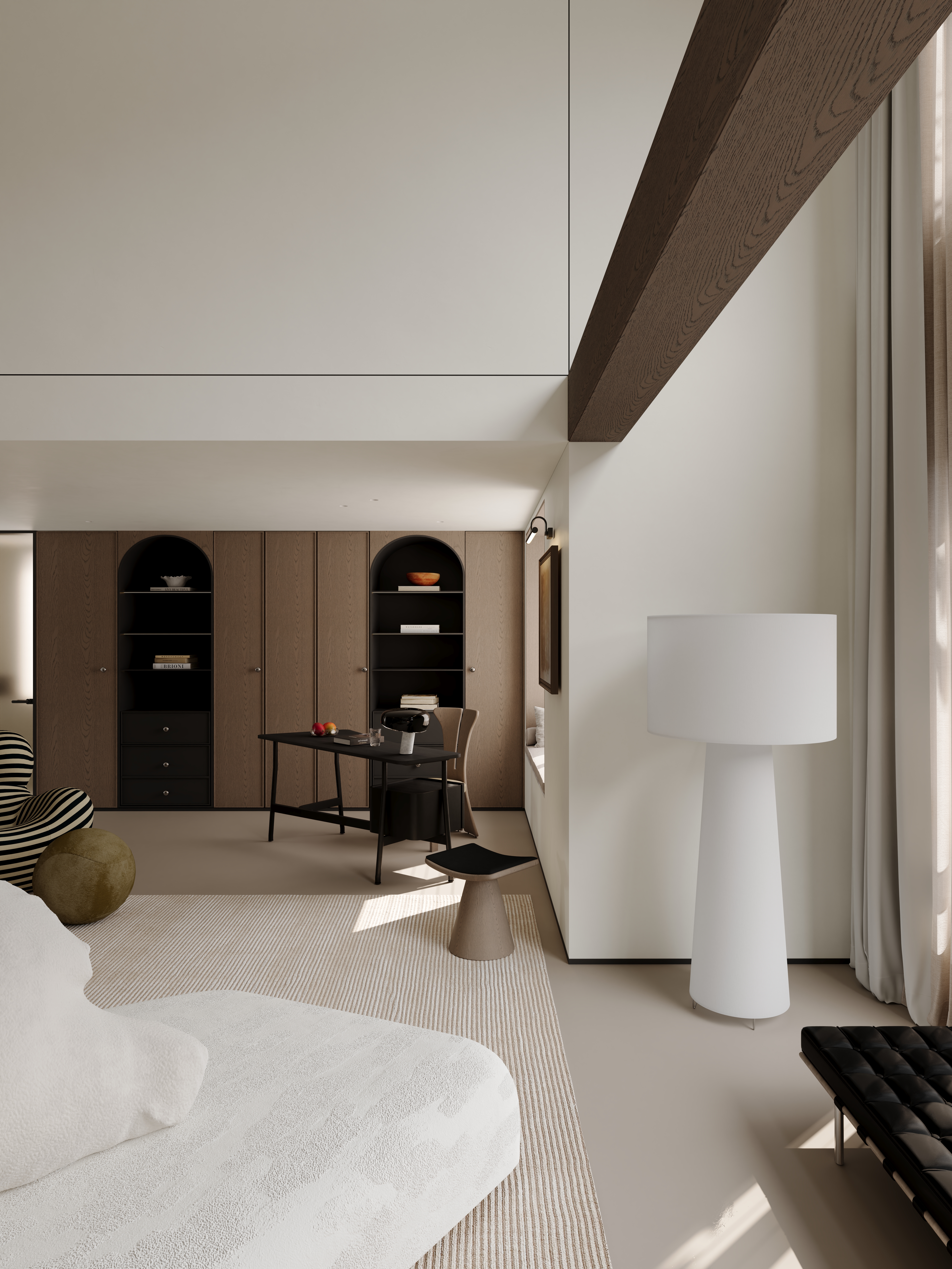 近期渲染 现代挑空-11