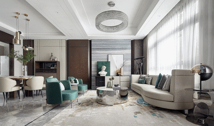 中南樾府 188 户型叠墅软装设计——艺术与自然的和谐交融-27