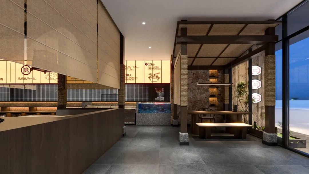 脆皖鱼中餐厅丨中国连云港丨连云港设计力量 点度空间设计-7