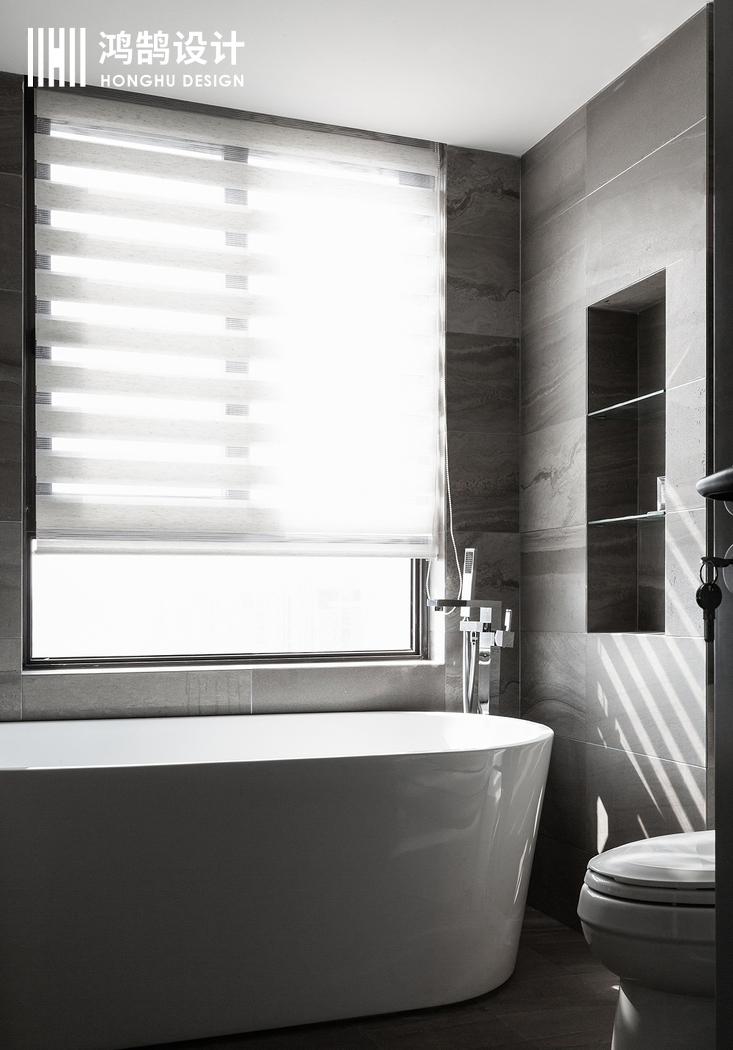 鸿鹄设计上海轻奢平层,精致细节呈现品质生活-26