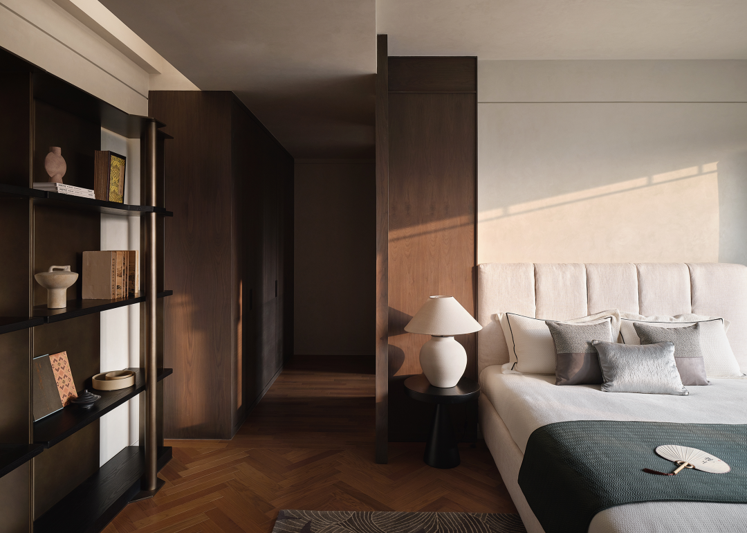 银杏汇湘湖天境 新中式挑空别墅丨中国杭州丨H.N.LIN空间美学馆-60