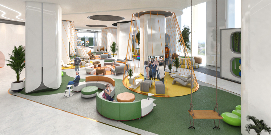 NBE 银行室内创新设计丨埃及开罗丨Diaa Consultant-15