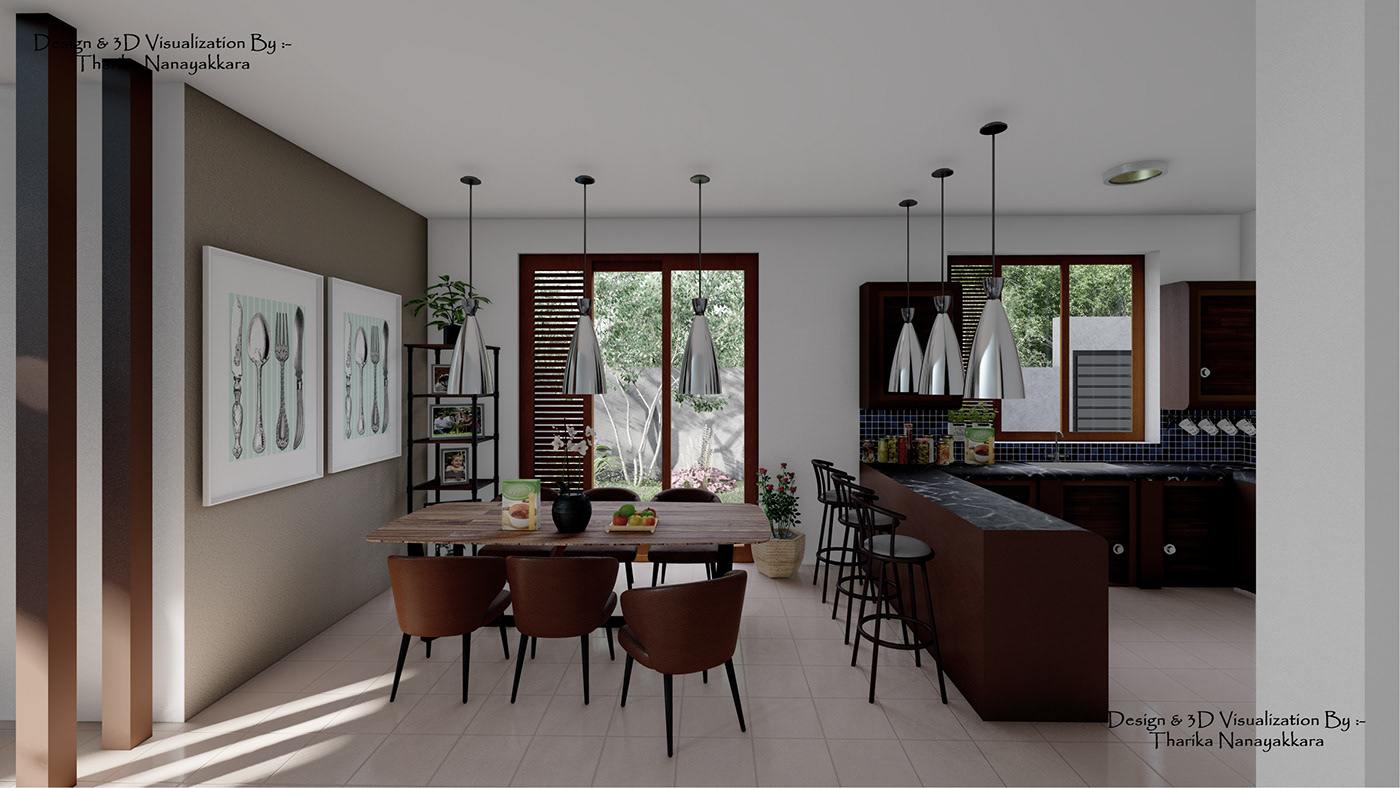Anastasiya Gushchina丨别墅丨Proposed exterior and interior design @ Kadawatha-6
