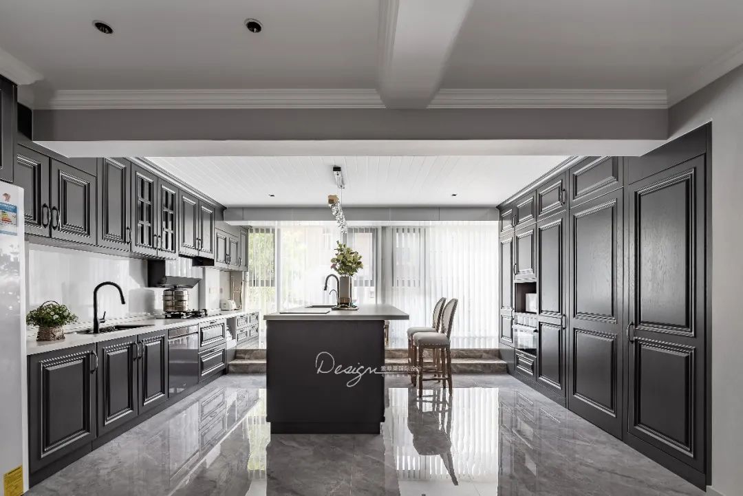 向阳苑 350㎡混搭美式风家居丨紫苹果装饰集团-52