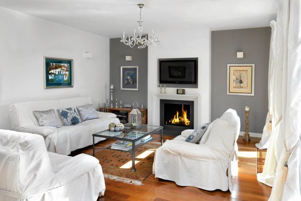 带壁炉的客厅设计方案-39