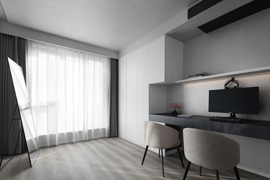 极简黑白,打造轻盈自在的生活空间丨中国淮安丨CX.D 辰夏空间规划-20