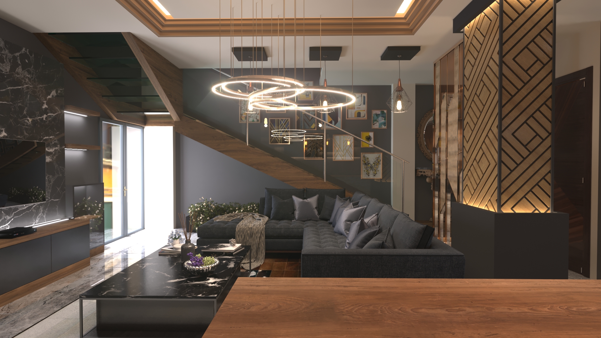 Flat Interior Design 1-6