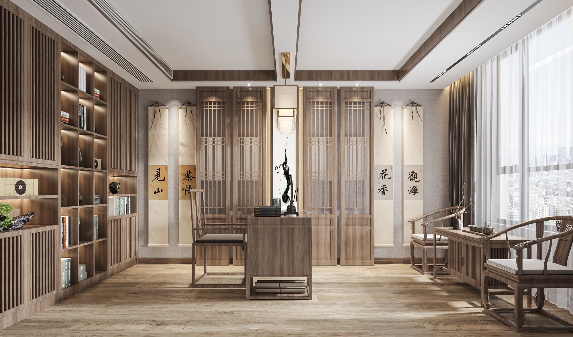 美式文艺复古空间-9