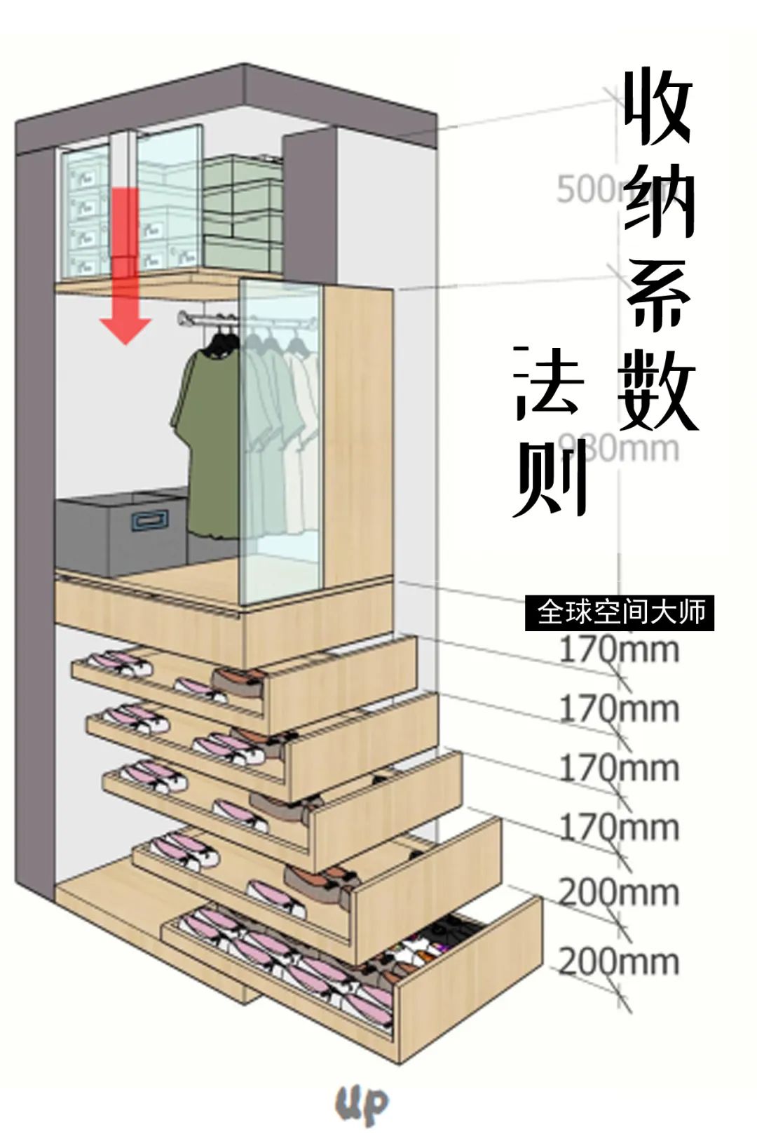 "断舍离"并非唯一出路，设计师详解 97㎡两室一厅收纳空间-5