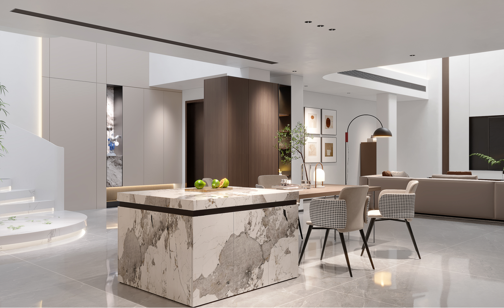 现代别墅效果图展示1-3