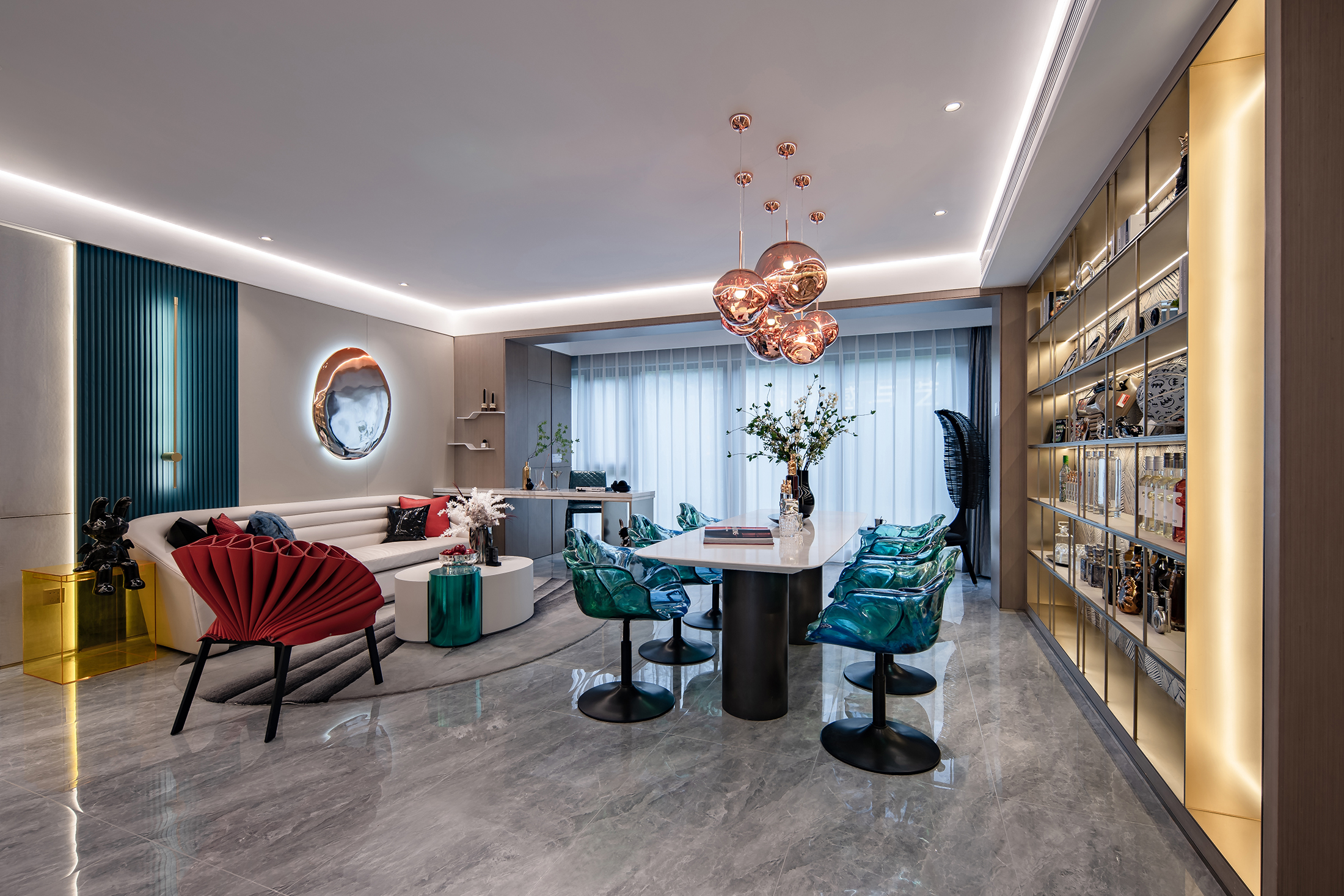 融创济南未来壹号 117 样板间丨中国济南丨北京喻远旨丰产品设计有限公司-19