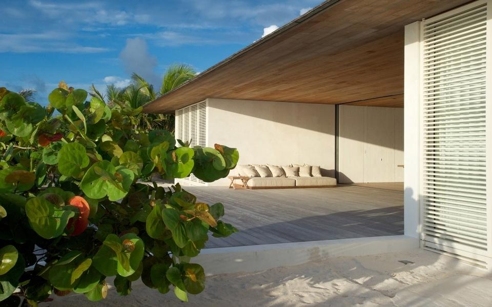 Oppenheim Architecture--巴哈马沙丘上的面朝大海的优雅住宅-10