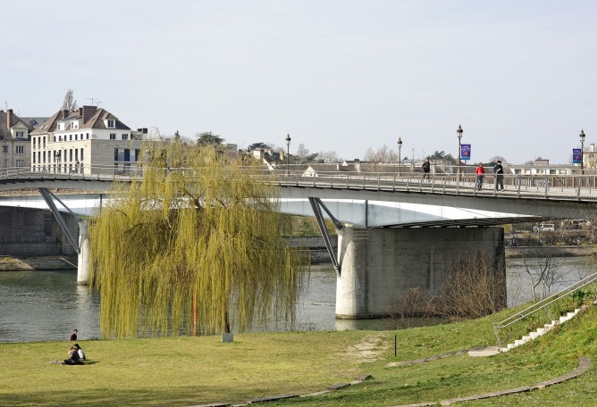 Dietmar Feichtinger塞纳河人行天桥丨法国丨Dietmar Feichtinger Architectes-17