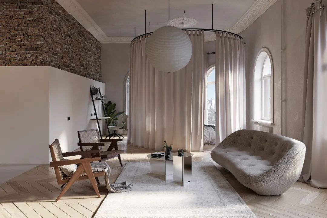 川谷堂 87㎡复古现代公寓丨Vasyuk Vladimi,Kate Raspopina-26