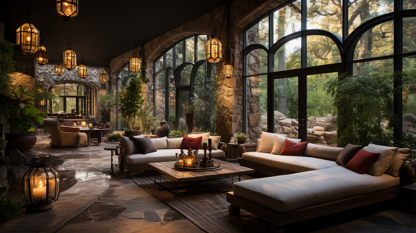 度假酒店大堂设计-4