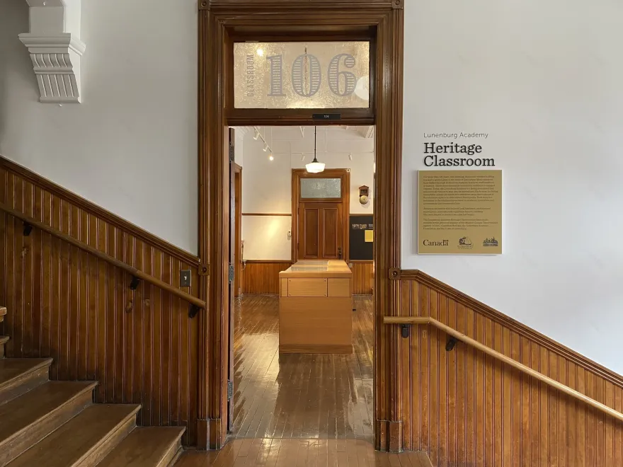 Lunenburg Academy Heritage Classroom Exhibit — Fathom-23