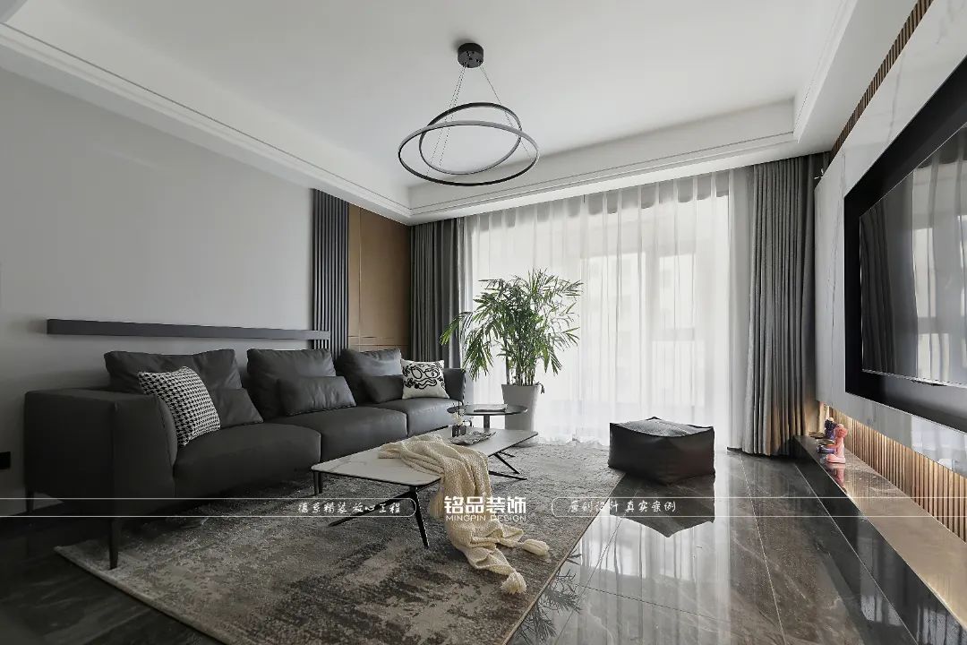 现代轻奢理想家 · 丁先生一家的舒适生活丨浙江铭品装饰工程有限公司-1