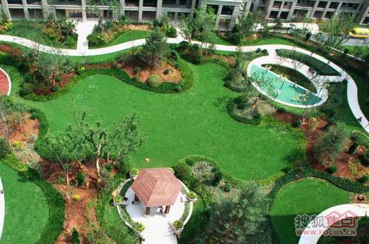 绿化设计中的地被放线手法与植物配置-44