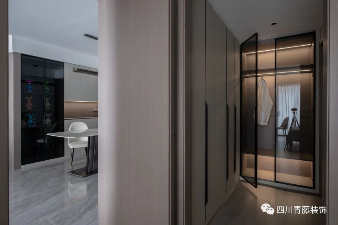 御景苑 160㎡现代简约住宅丨冷雪莲-48
