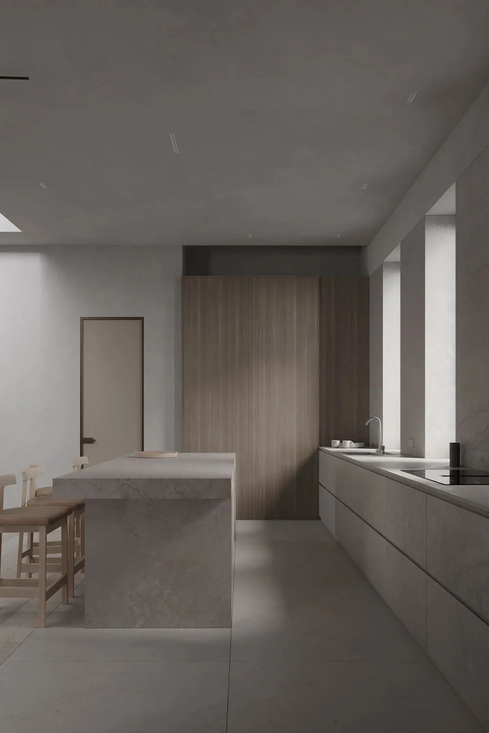 盐系简约,静美!灰白木色打造宁静家居空间丨星艺装饰广州总部-28