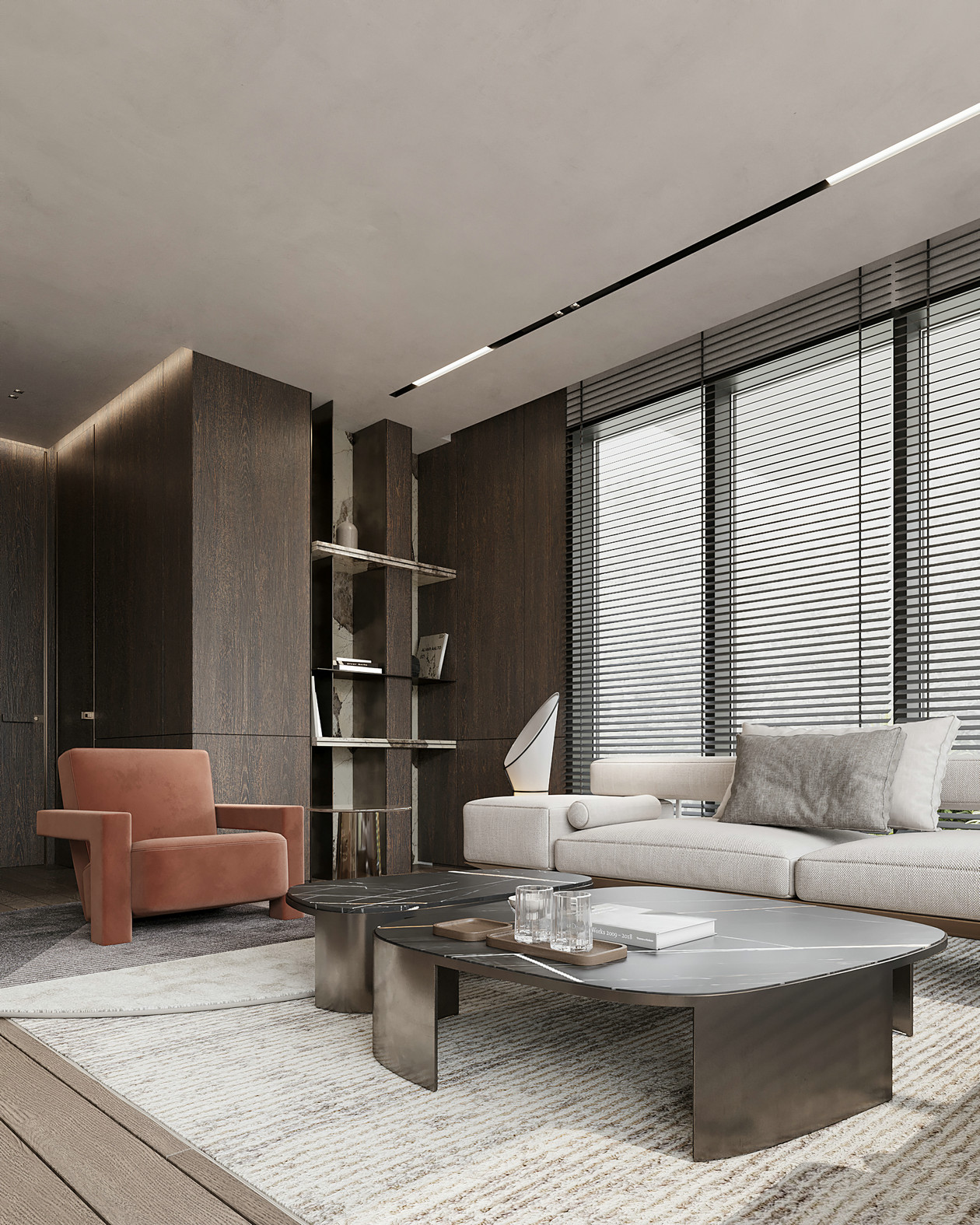 高级色系公寓设计 超棒的细节！-1