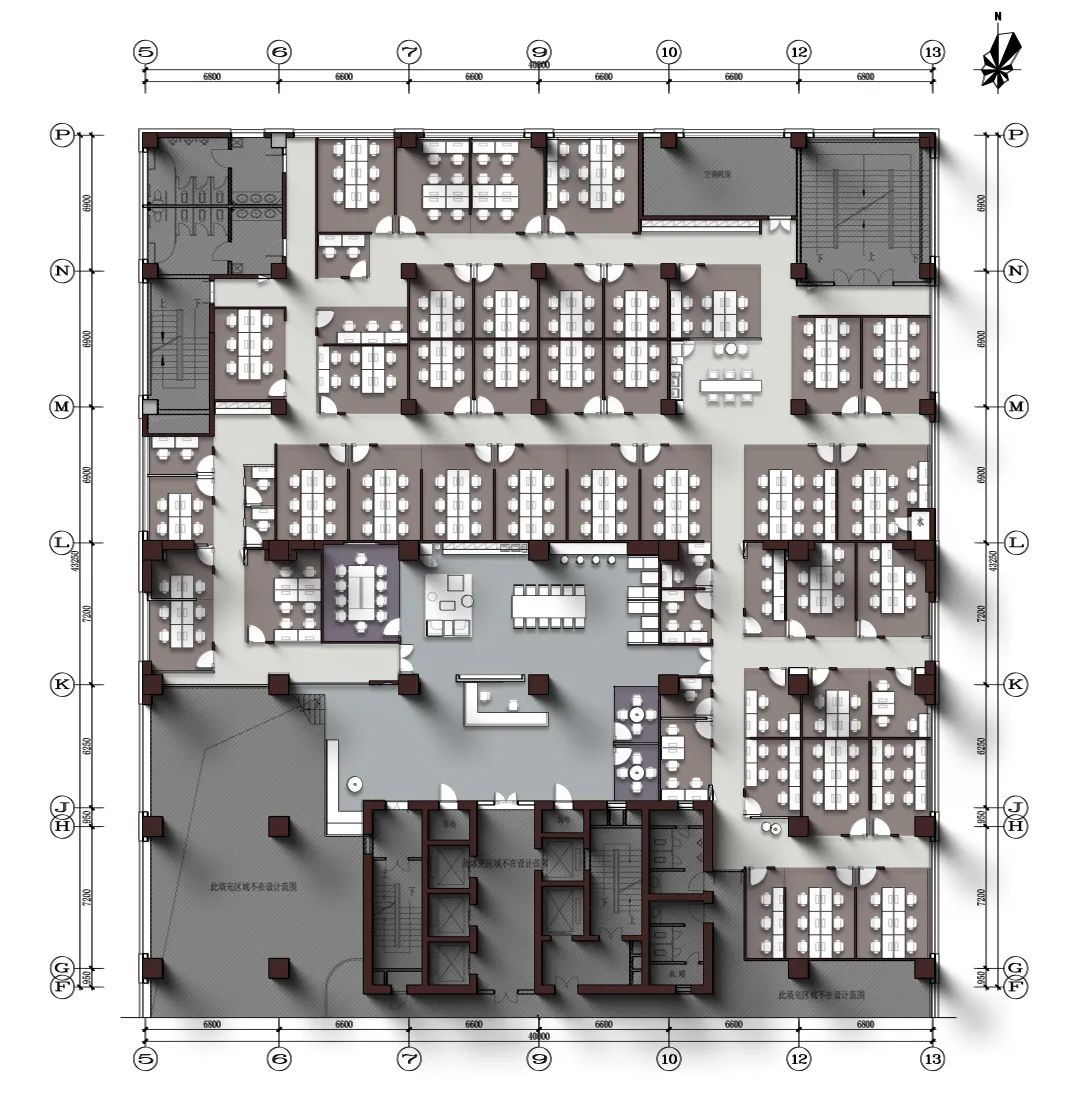 长安时间 Space · 西安洛克大厦共享联合办公空间丨中国西安丨成都壹间装饰设计有限公司-38